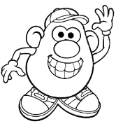 Містер Картопляна голова Онлайн -забарвлення